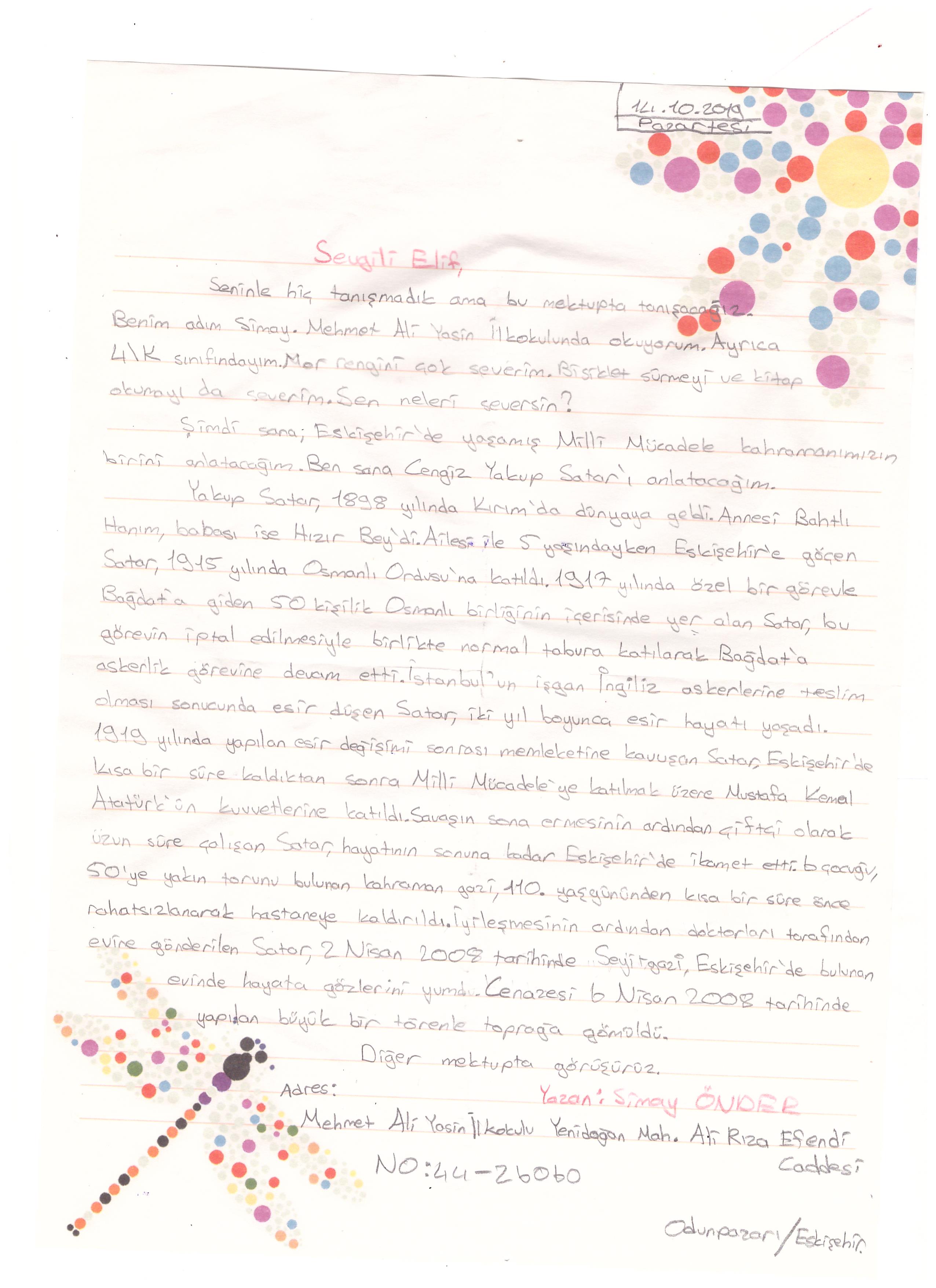 Eskişehir ‘den İstanbul ‘a Mektup Var by BELGİN ABACI IRMAK - Ourboox.com