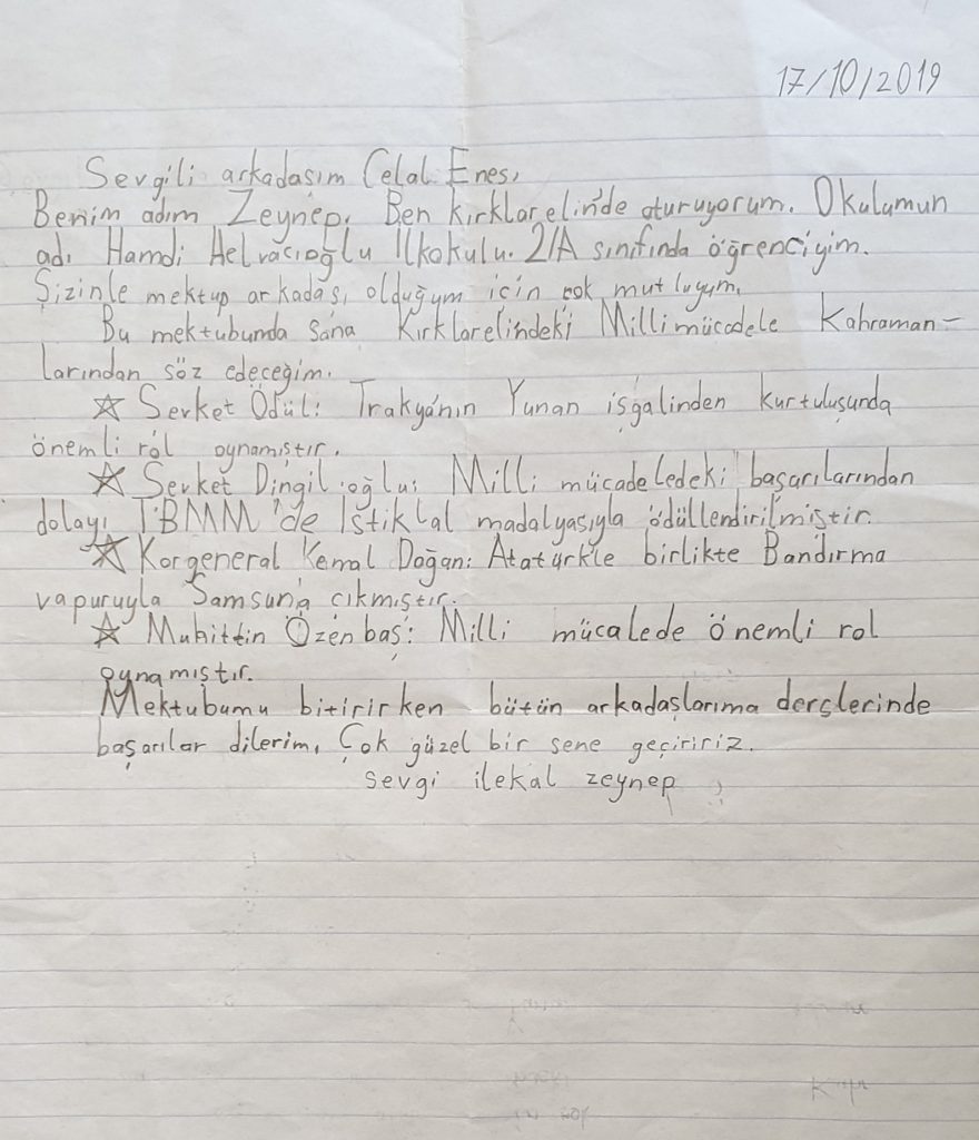 Mektubumda İlim Var-Kırklareli by Bilgen ALÇİÇEK - Ourboox.com