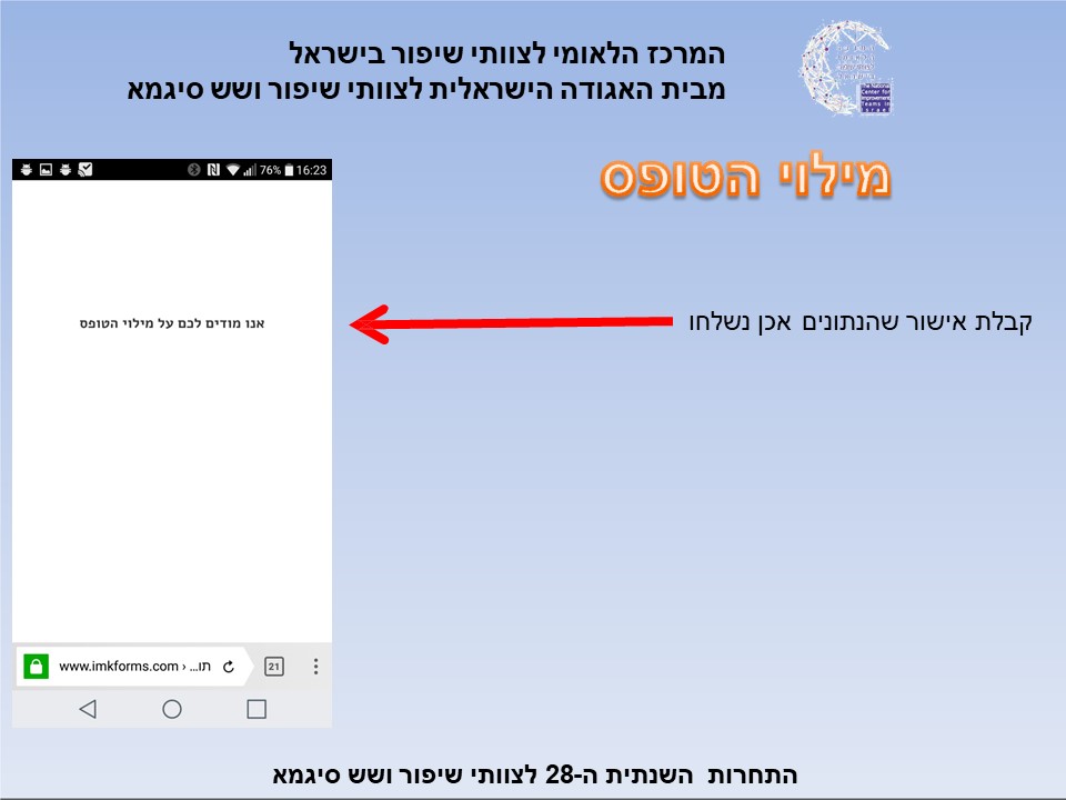 המרכז הלאומי לצוותי שיפור בישראל – הדרכה למילוי טופס שיפוט by Amnon Margalit - Ourboox.com