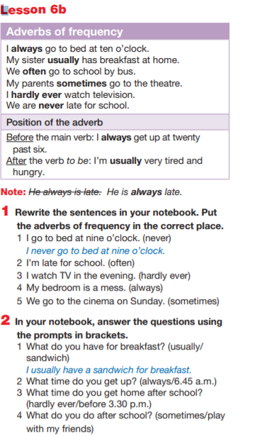 Adverbs of frequency by Iva Popova - Ourboox.com
