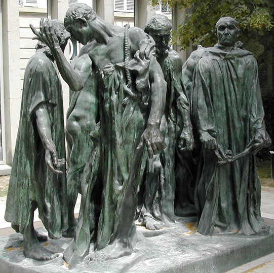 أوغست رودان – مواطنين من كاليه by Ayala Totah - Illustrated by أيـــالا طــوطــح - Ourboox.com