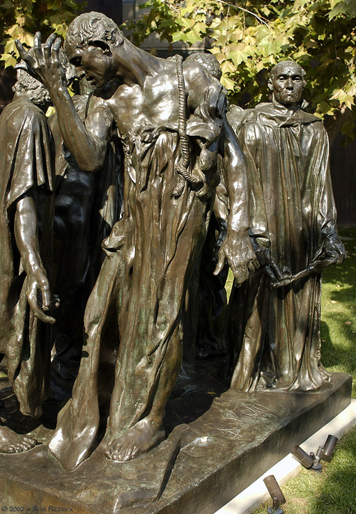 أوغست رودان – مواطنين من كاليه by Ayala Totah - Illustrated by أيـــالا طــوطــح - Ourboox.com