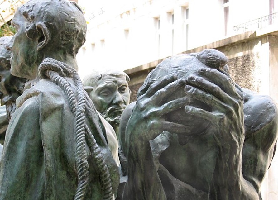 أوغست رودان – مواطنين من كاليه by Ayala Totah - Illustrated by أيـــالا طــوطــح - Ourboox.com