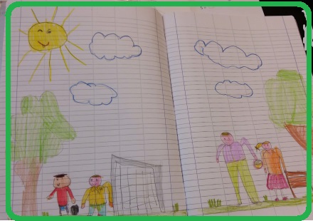 STORIA FELICE by anna - Illustrated by DELLA CLASSE PRIMA B, VIA PIRASTU TORTOLI