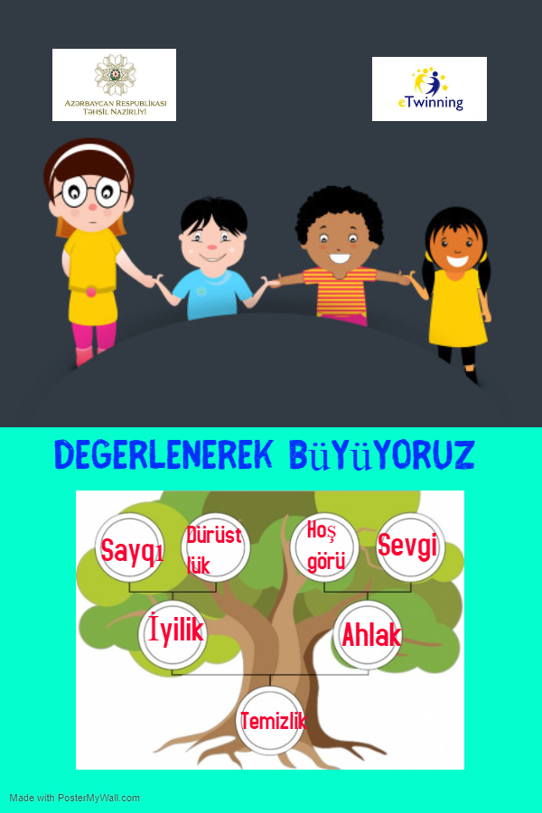 DEĞERLENEREK BÜYÜYORUZ by yusuf Esen - Illustrated by  Bu bir e twinning proje ekibi çalışmasıdır. - Ourboox.com