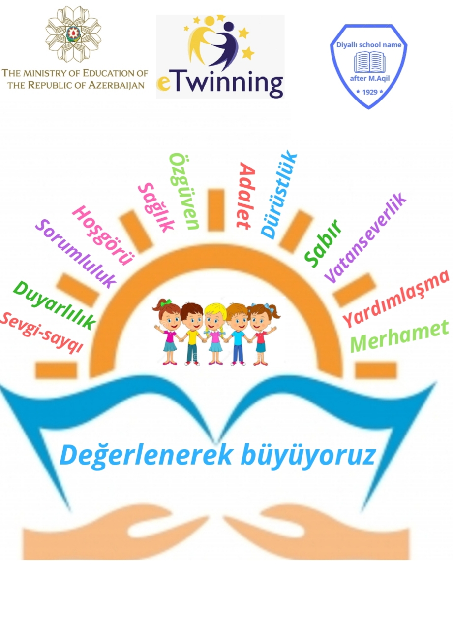 DEĞERLENEREK BÜYÜYORUZ by yusuf Esen - Illustrated by  Bu bir e twinning proje ekibi çalışmasıdır. - Ourboox.com