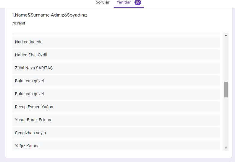 I CAN EMPATHIZE E TWINNIG PROJESİ ÖĞRENCİ ANKETİ by Kazım Öğütlü - Ourboox.com