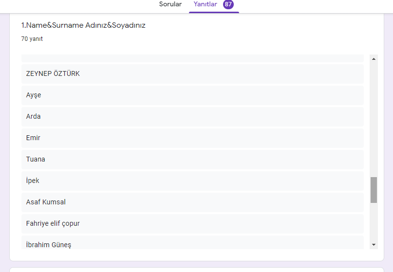 I CAN EMPATHIZE E TWINNIG PROJESİ ÖĞRENCİ ANKETİ by Kazım Öğütlü - Ourboox.com