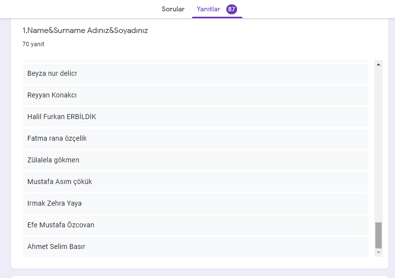 I CAN EMPATHIZE E TWINNIG PROJESİ ÖĞRENCİ ANKETİ by Kazım Öğütlü - Ourboox.com