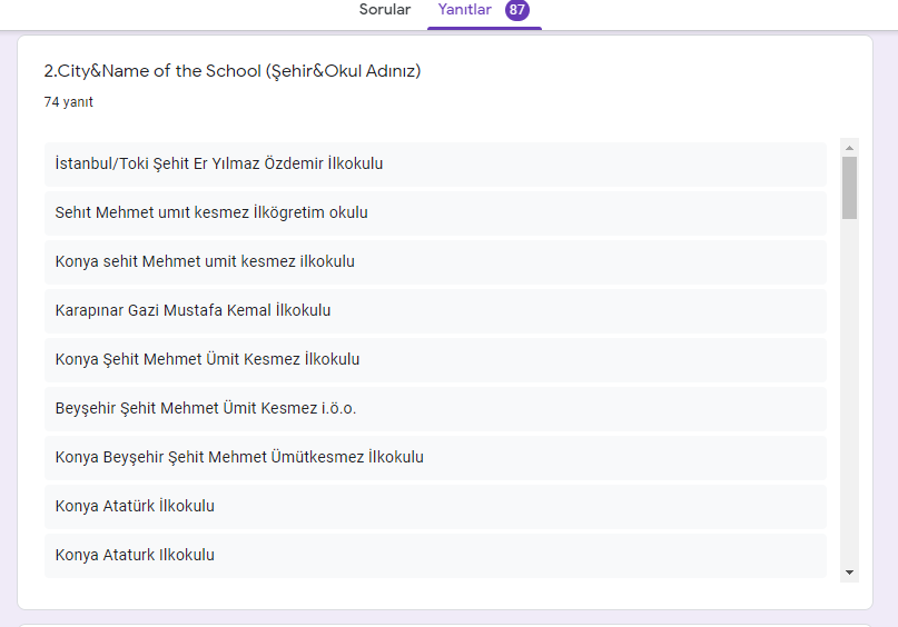 I CAN EMPATHIZE E TWINNIG PROJESİ ÖĞRENCİ ANKETİ by Kazım Öğütlü - Ourboox.com