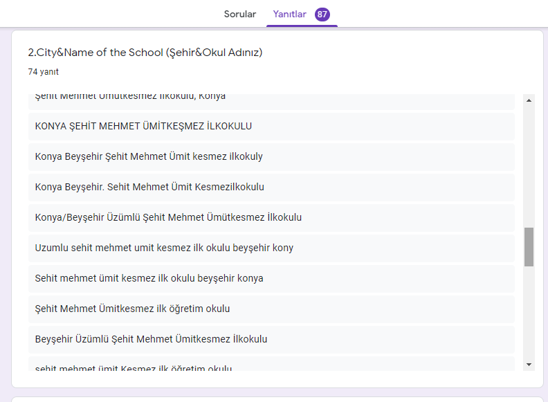 I CAN EMPATHIZE E TWINNIG PROJESİ ÖĞRENCİ ANKETİ by Kazım Öğütlü - Ourboox.com
