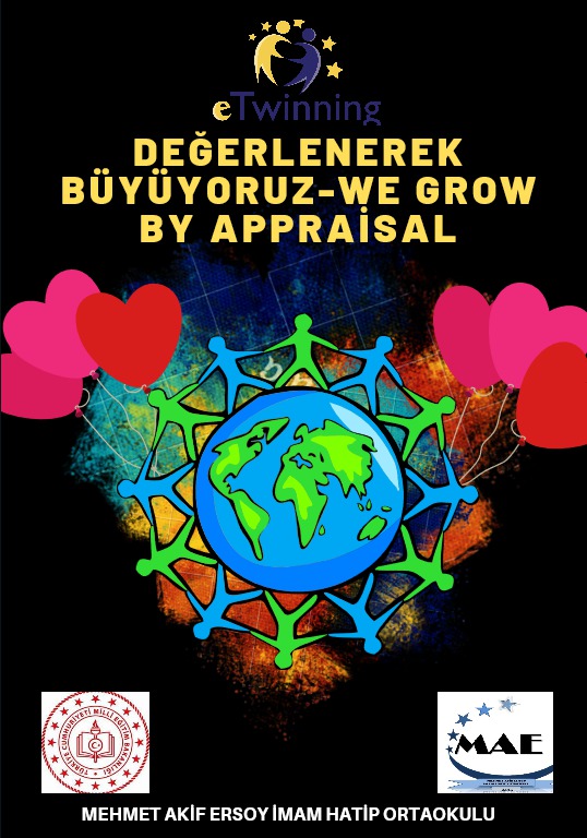 DEĞERLENEREK BÜYÜYORUZ by yusuf Esen - Illustrated by  Bu bir e twinning proje ekibi çalışmasıdır. - Ourboox.com