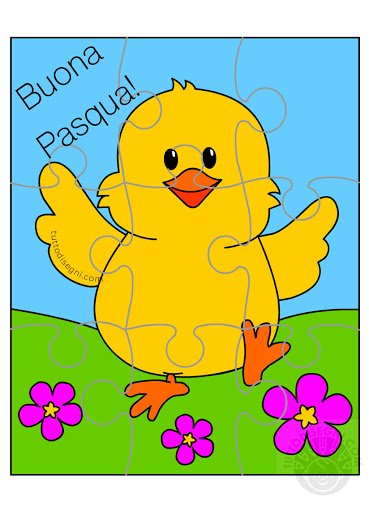 COMPONI I PUZZLE DI PASQUA by waltdisney - Illustrated by Le Insegnanti della scuola dell'Infanzia Walt Disney - Cesano Boscone (MI) - Ourboox.com