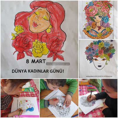 DÜNYA KADINLAR GÜNÜ PROJE ORTAK ÇALIŞMASI by BERNA OZTURK - Ourboox.com