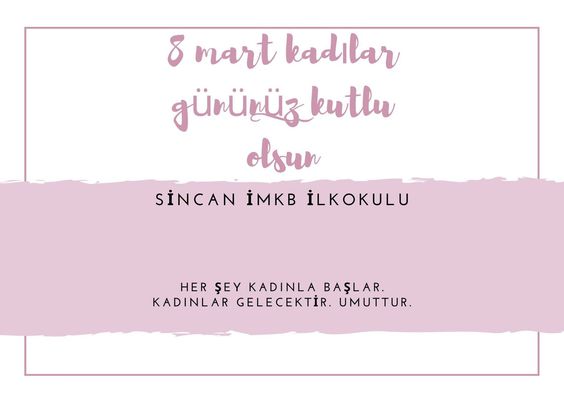 DÜNYA KADINLAR GÜNÜ PROJE ORTAK ÇALIŞMASI by BERNA OZTURK - Ourboox.com