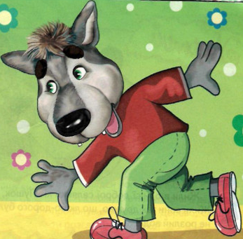 Татусь прийшов, — запищали вовченята, вилазячи з нори. — Тату, ми грому злякалися, а дядько Їжак нам казку розповів, і ми заснули.