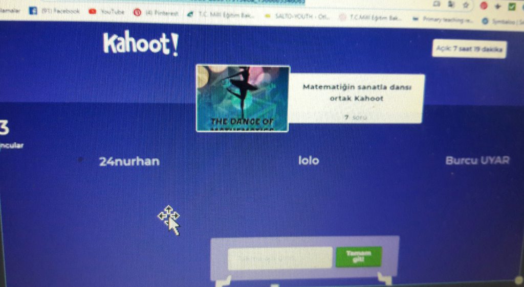 Matematiğin Sanatla Dansı Kahoot Ortak Deneme Çalışması Sonuçları by nurhan - Ourboox.com