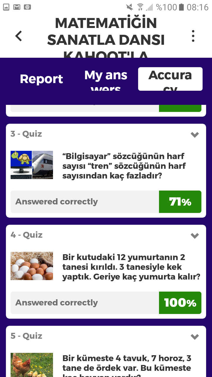 Matematiğin Sanatla Dansı Kahoot Ortak Deneme Çalışması Sonuçları by nurhan - Ourboox.com
