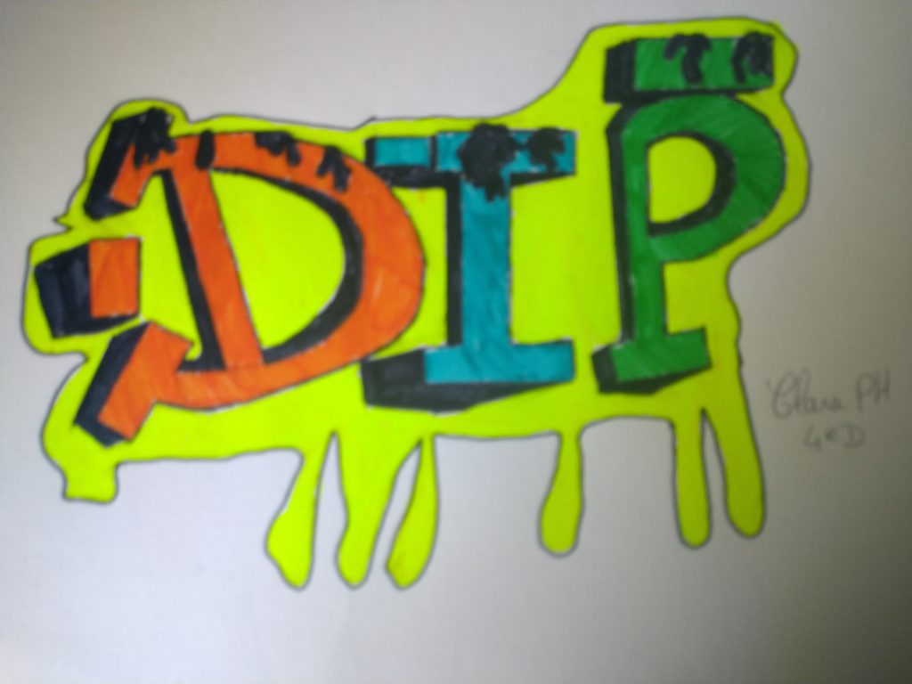 Graffiti – 4èD by Lucie Dromer - Illustrated by 4èD - Ourboox.com