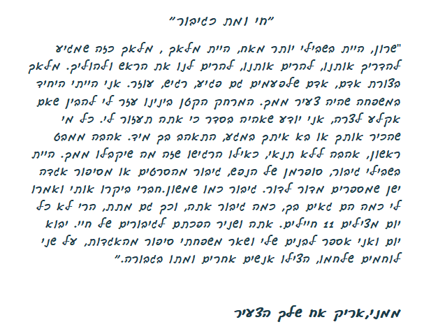 סמל ראשון שרון שיטובי ז”ל by Nehoray Gabay - Illustrated by Nehoray and Liem - Ourboox.com