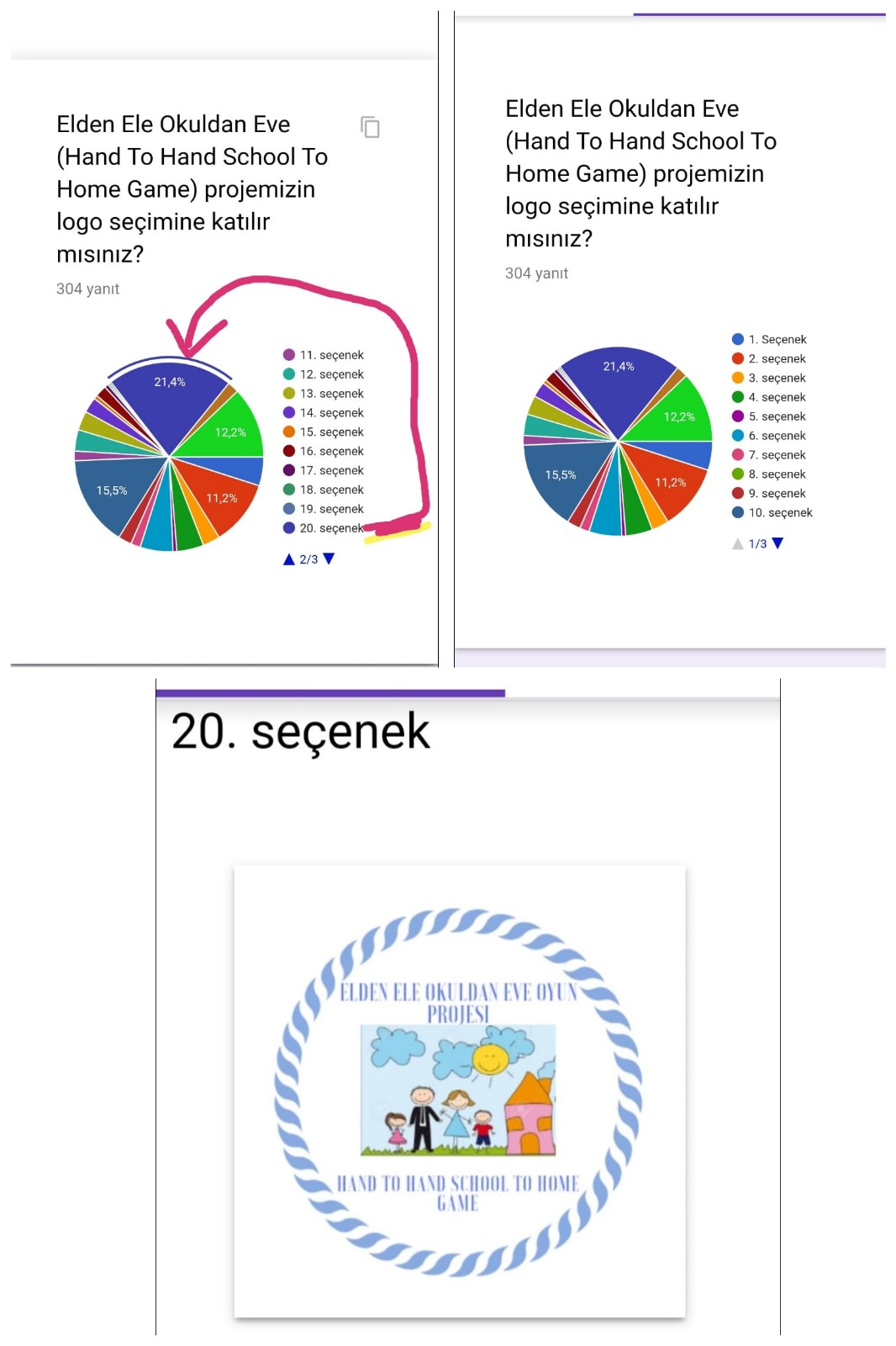 ELDEN ELE OKULDAN EVE OYUN PROJESİ LOGOLARI by Seda Mete - Ourboox.com