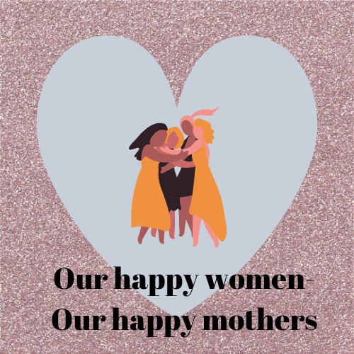 OUR HAPPY WOMEN – OUR HAPPY MOTHERS Teacher Poster and Logo Studies by Günay KÖSE - Ourboox.com