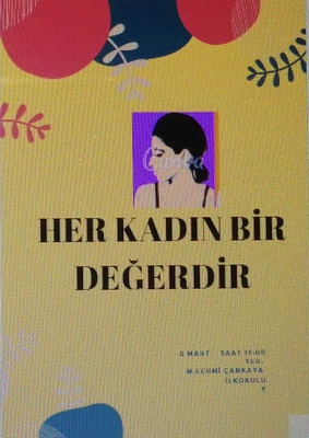 OUR HAPPY WOMEN – OUR HAPPY MOTHERS Teacher Poster and Logo Studies by Günay KÖSE - Ourboox.com