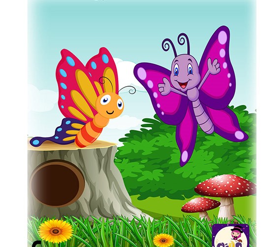 الفراشة الصغيرة by niveen kinany - Illustrated by نيفين كنعاني - Ourboox.com