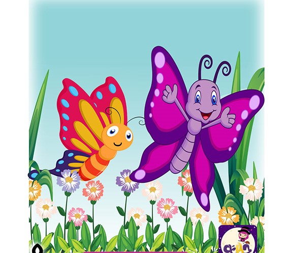 الفراشة الصغيرة by niveen kinany - Illustrated by نيفين كنعاني - Ourboox.com