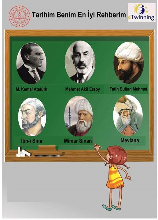 Tarihim Benim En İyi Rehberim Projesi Mevlana by Yasemin CANLI - Illustrated by E twinning Projemiz - Ourboox.com