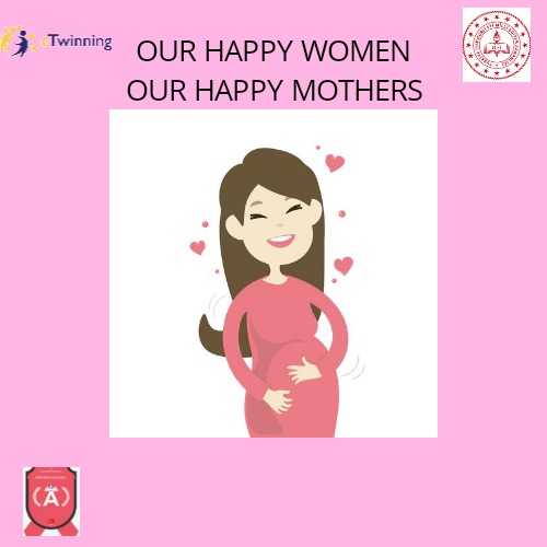 OUR HAPPY WOMEN – OUR HAPPY MOTHERS Teacher Poster and Logo Studies by Günay KÖSE - Ourboox.com
