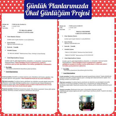 Okul Günlüğüm Projesi ve Okul Öncesi Programı Müfredat İlişkisi by Emel san - Ourboox.com