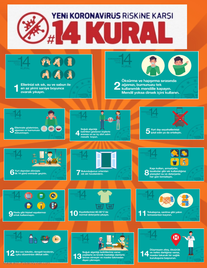 KORONA GÜNLERİNDE EĞLENCELİ EV OKULUM Korona Virüs Riskine Karşı 14 kural by Aybeniz Memmdeli - Ourboox.com