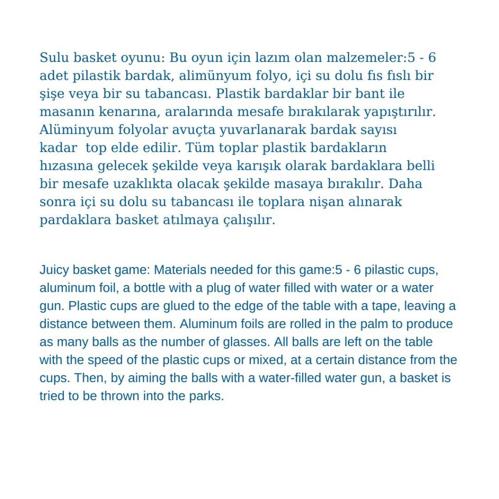  by Cemile AVCI - Illustrated by Bu kitap Özel Çocuklar İçin Özel Oyunlar eTwinning projesi ortakları adına Cemile AVCI tarafından hazırlanmıştır. - Ourboox.com