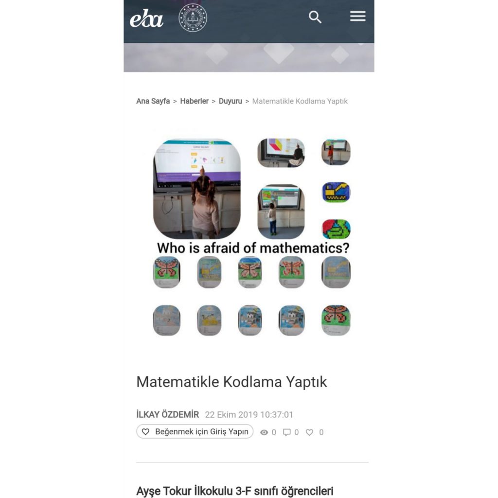 KİM KORKAR MATEMATİKTEN YAYGINLAŞTIRMA ÇALIŞMALARI E-BOOK by BERNA OZTURK - Ourboox.com