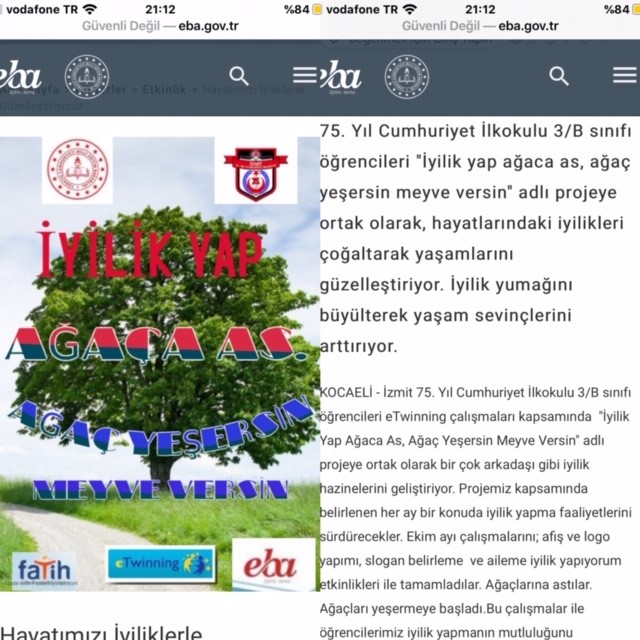 İYİLİK YAP AĞACA AS, AĞAÇ YEŞERSİN MEYVE VERSİN by zeynep özdemir - Ourboox.com