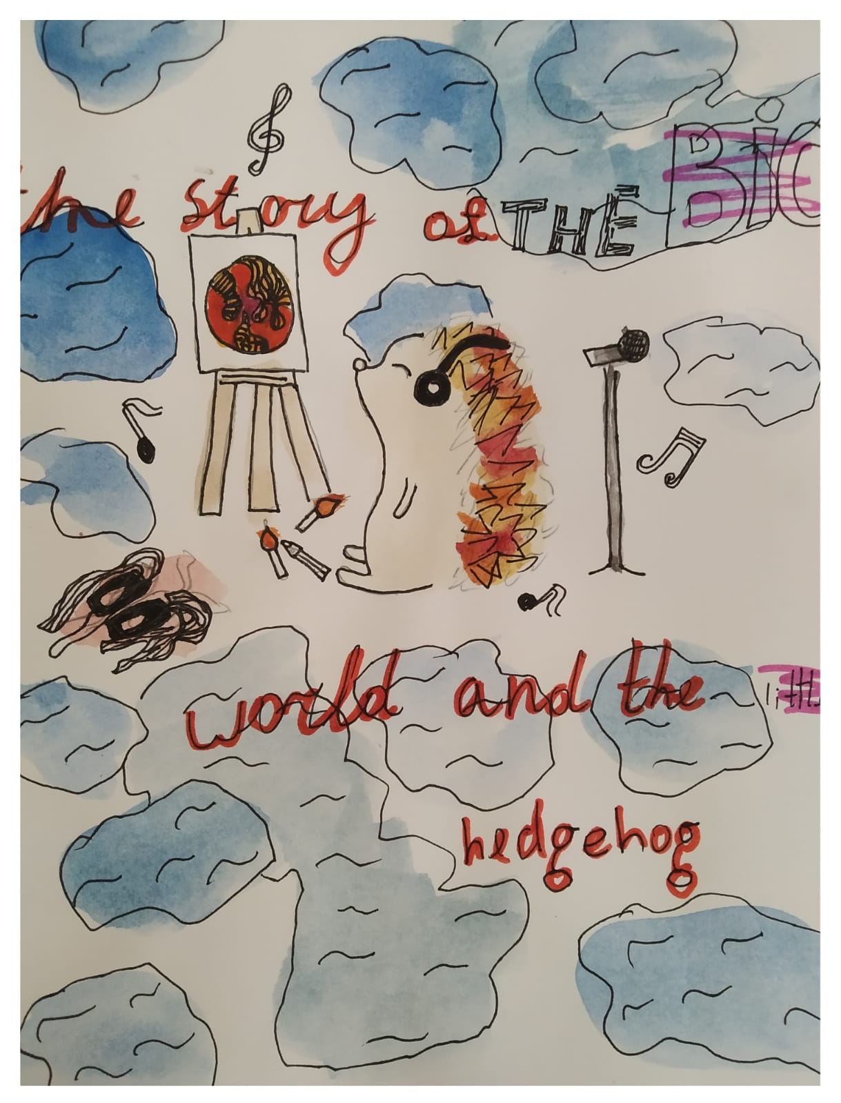 I suggest you plunge into the exciting story of a little hedgehog