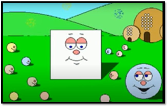 LE FIGURE GEOMETRICHE by barbara maglianesi - Illustrated by PICCOLO QUADRATO NEL PAESE DEI CERCHI - Ourboox.com