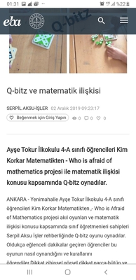 KİM KORKAR MATEMATİKTEN YAYGINLAŞTIRMA ÇALIŞMALARI E-BOOK by BERNA OZTURK - Ourboox.com