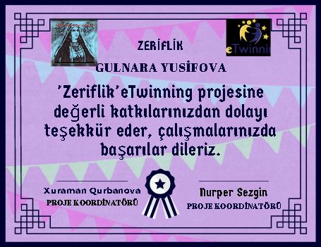 Zeriflik Projesi Bitirme Belgeleri by Nurcan Oflazoglu - Ourboox.com