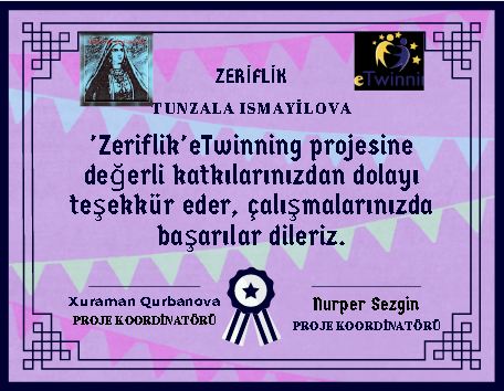 Zeriflik Projesi Bitirme Belgeleri by Nurcan Oflazoglu - Ourboox.com