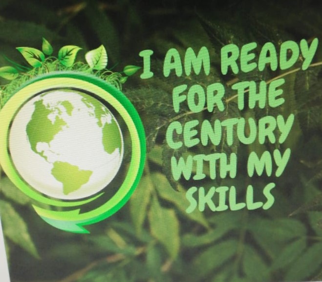 “I’M READY FOR THE CENTURY WITH MY SKILLS” LOGOS OF THE PROJECT by Ezgi Akbudak - Ourboox.com