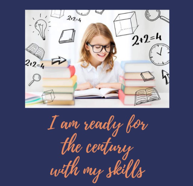 “I’M READY FOR THE CENTURY WITH MY SKILLS” LOGOS OF THE PROJECT by Ezgi Akbudak - Ourboox.com