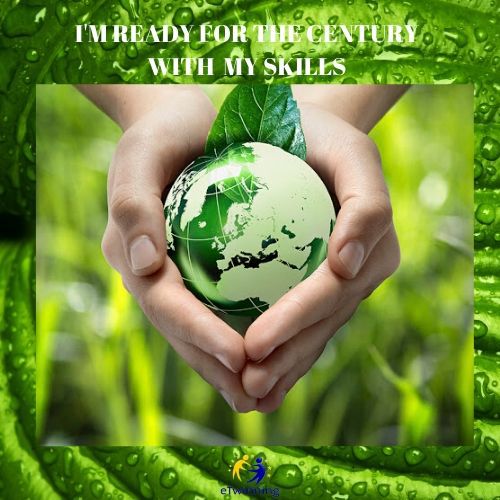 “I’M READY FOR THE CENTURY WITH MY SKILLS” LOGOS OF THE PROJECT by Ezgi Akbudak - Ourboox.com