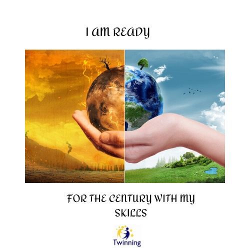 “I’M READY FOR THE CENTURY WITH MY SKILLS” LOGOS OF THE PROJECT by Ezgi Akbudak - Ourboox.com