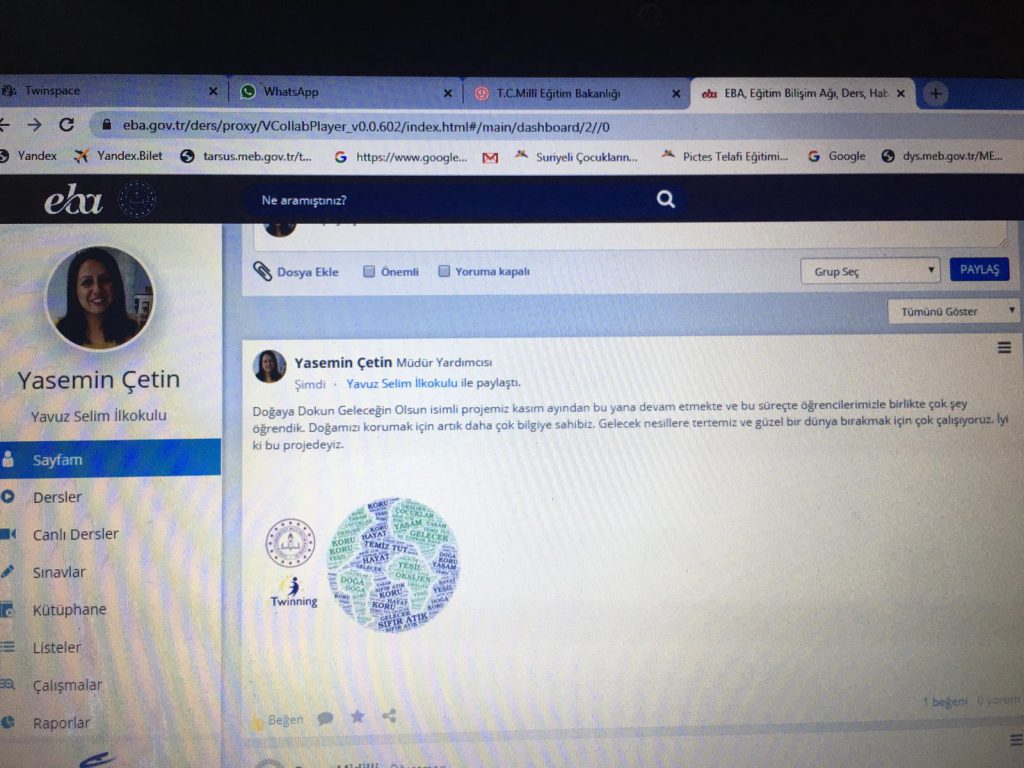 DOĞAYA DOKUN GELECEĞİN OLSUN EBA HABERLERİ by gülseven - Ourboox.com