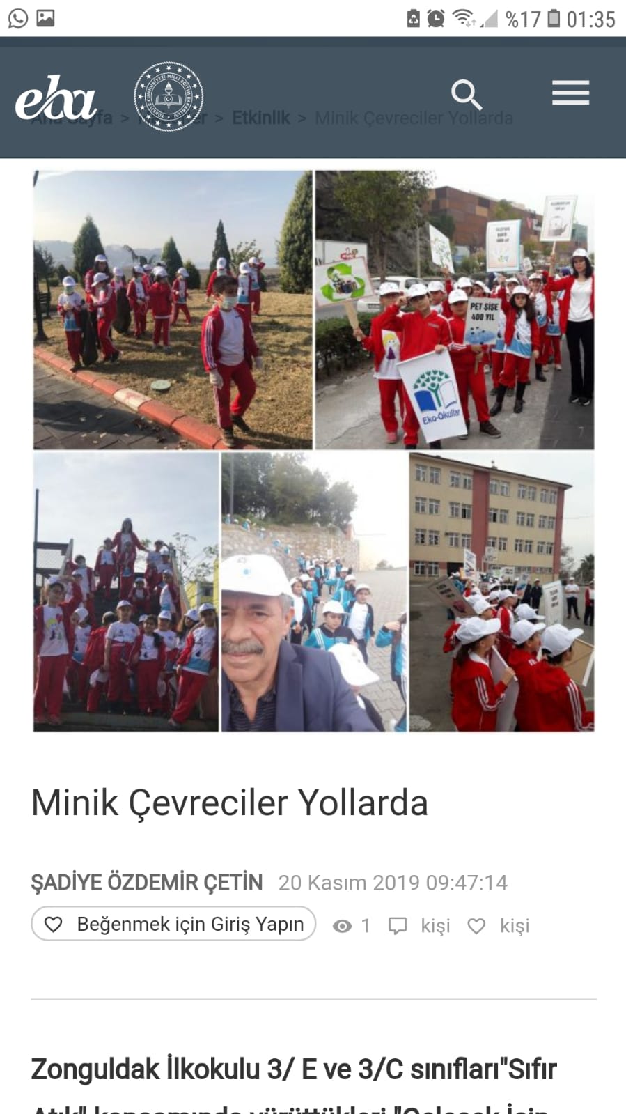 DOĞAYA DOKUN GELECEĞİN OLSUN EBA HABERLERİ by gülseven - Ourboox.com