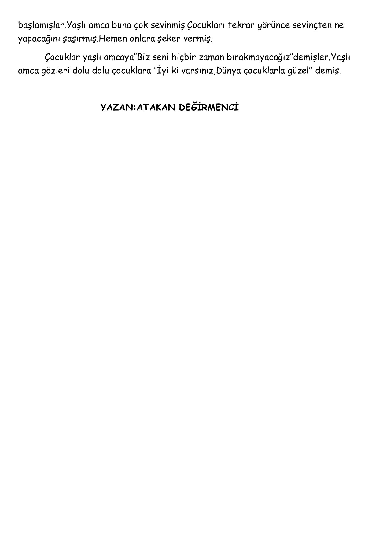 KÜÇÜK YAZARLAR DURAĞI by Selda Yönter - Ourboox.com