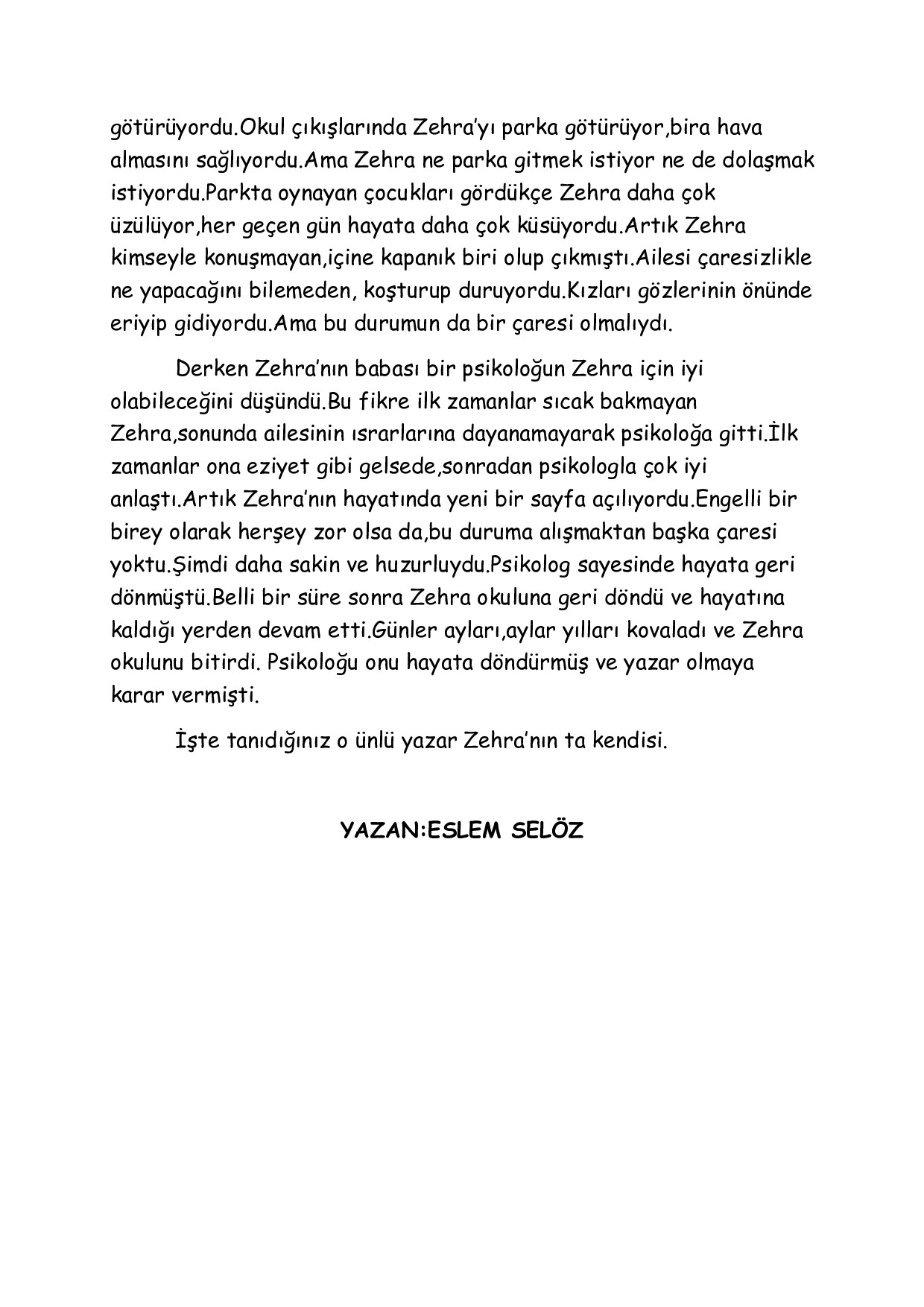 KÜÇÜK YAZARLAR DURAĞI by Selda Yönter - Ourboox.com