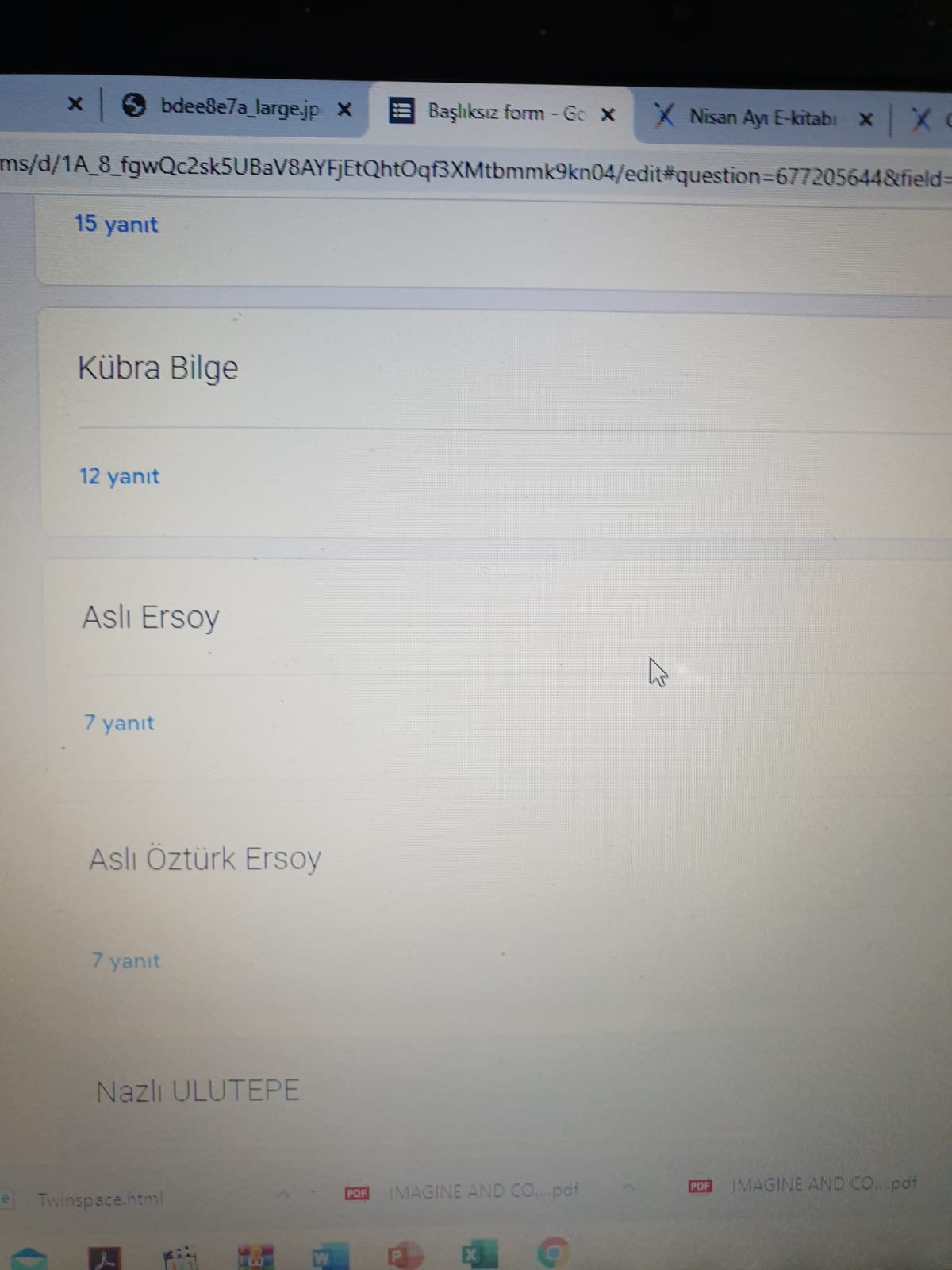 IMAGINE AND CODE-Parents Final Evaluation Survey by GÜZİDE AKDENİZ - Ourboox.com